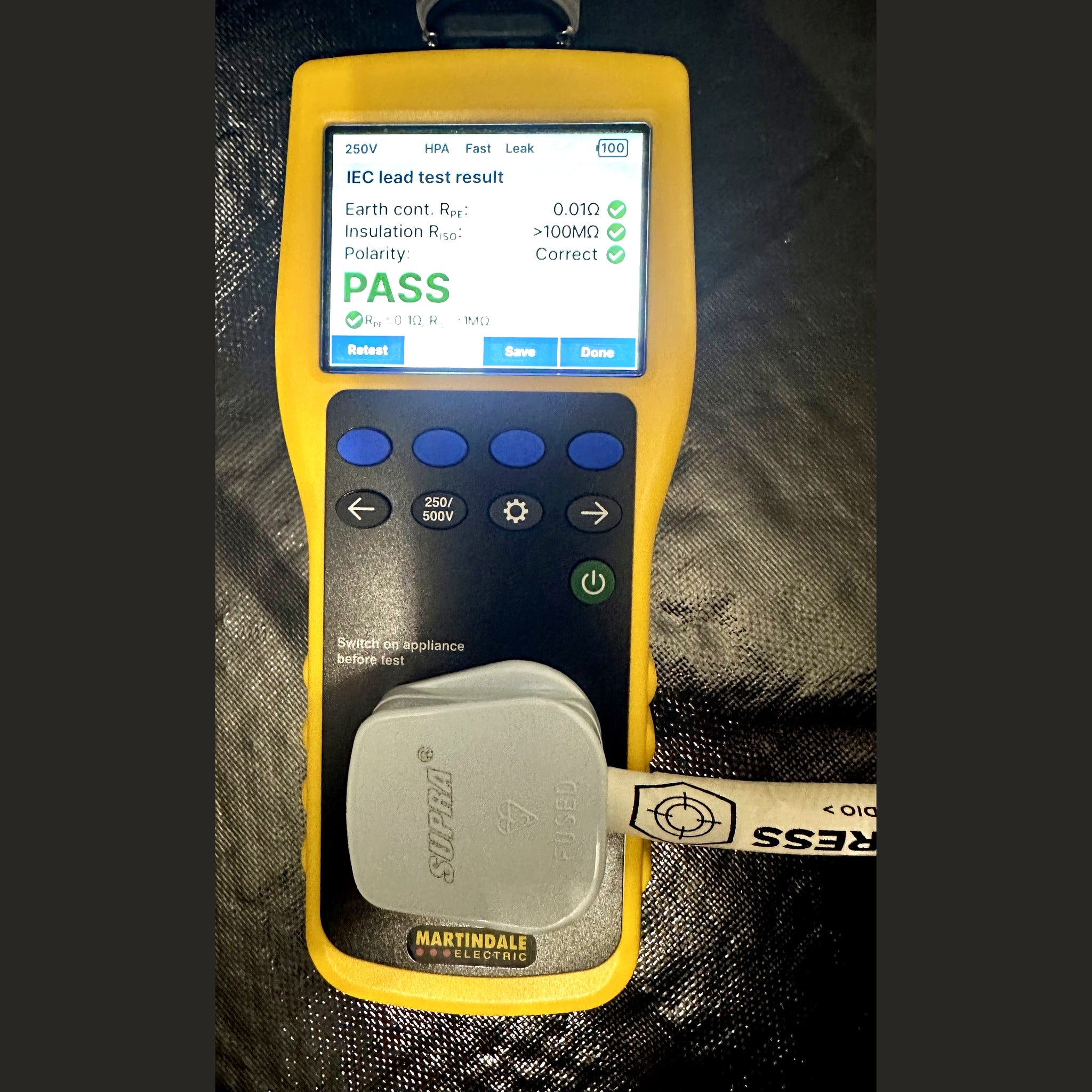 PAT result detail — Foundation Power Reference